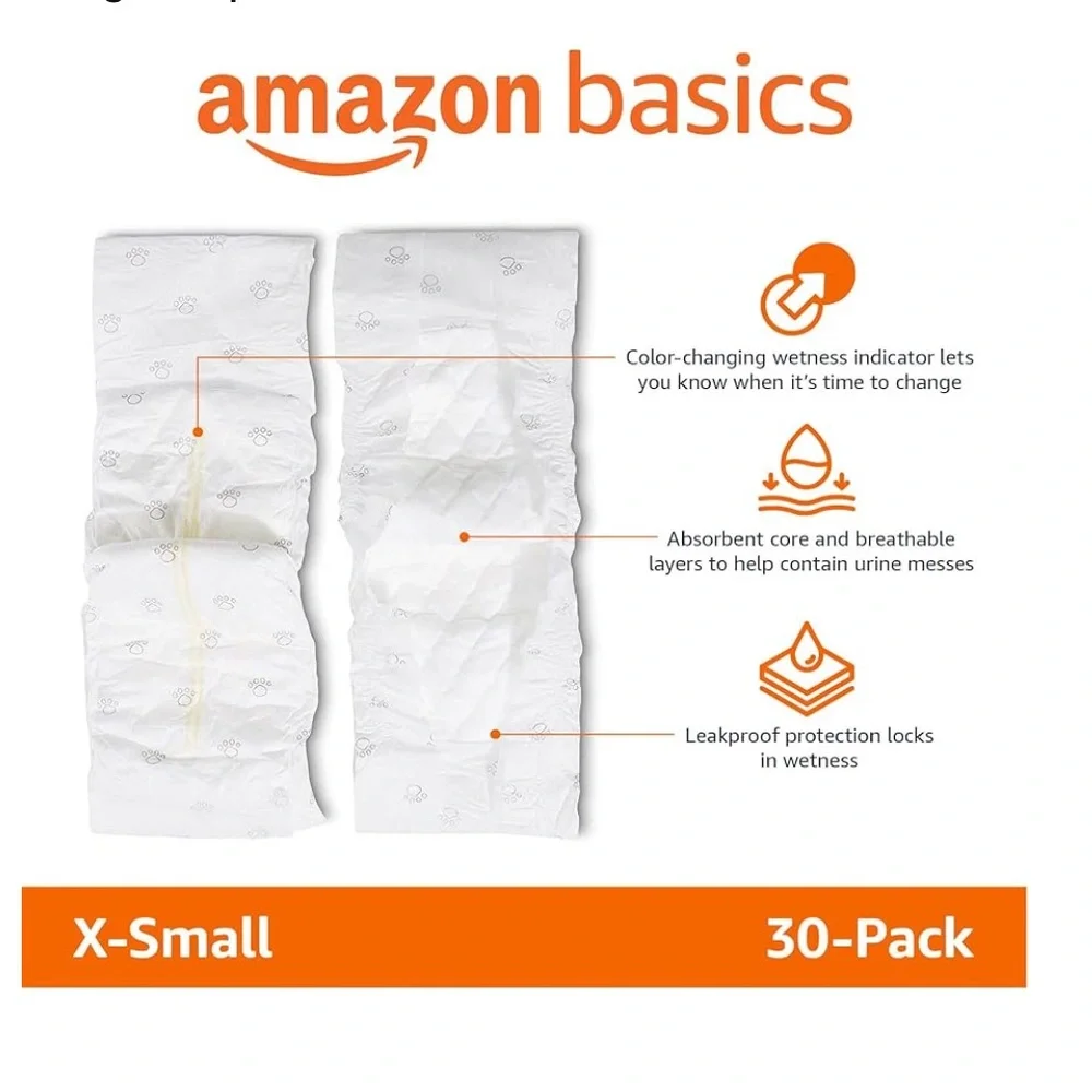NIB Doggie Diapers size XS (30 pack)